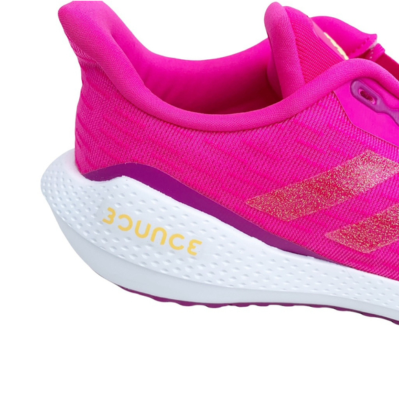 adidas EQ21 Run Pink | Size 6 Youth = Women’s 7.5 | Model GY2736 | Running Shoes - Picture 5 of 9